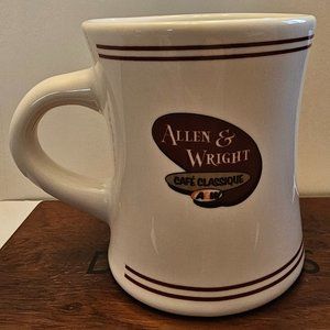 Allen & Wright A&W Coffee Mug Classic Roast Ceramic made in Anfora Mexico